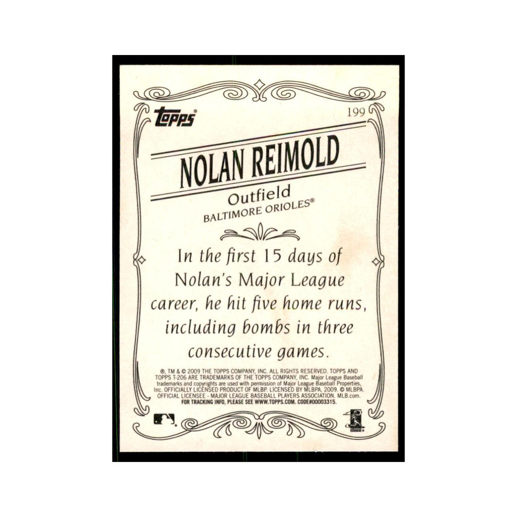 2009 Topps 206 Nolan Reimold Baseball Cards #199