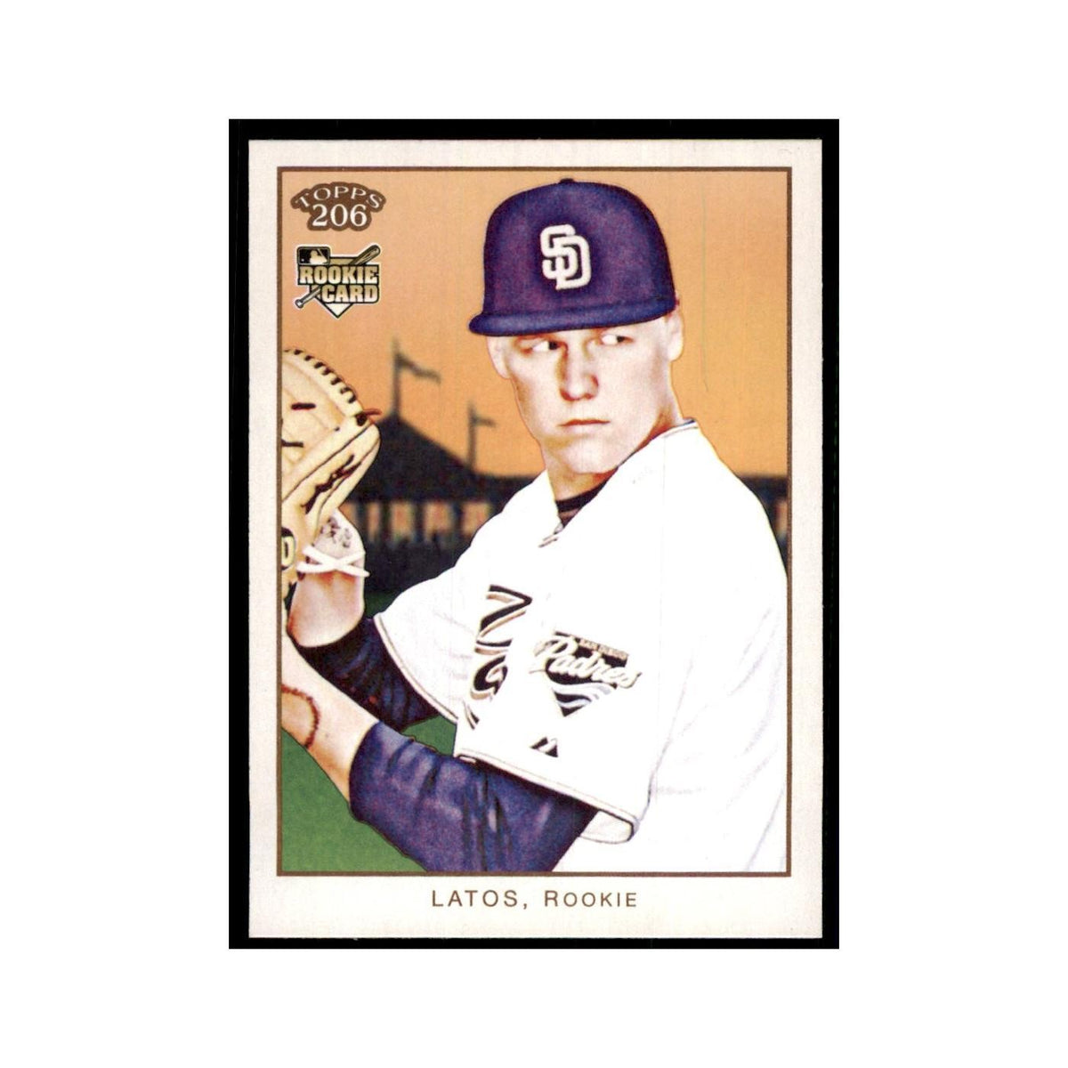 2009 Topps 206 Mat Latos Baseball Cards #296