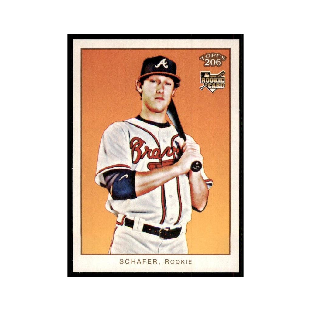 2009 Topps 206 Jordan Schafer Baseball Cards #117