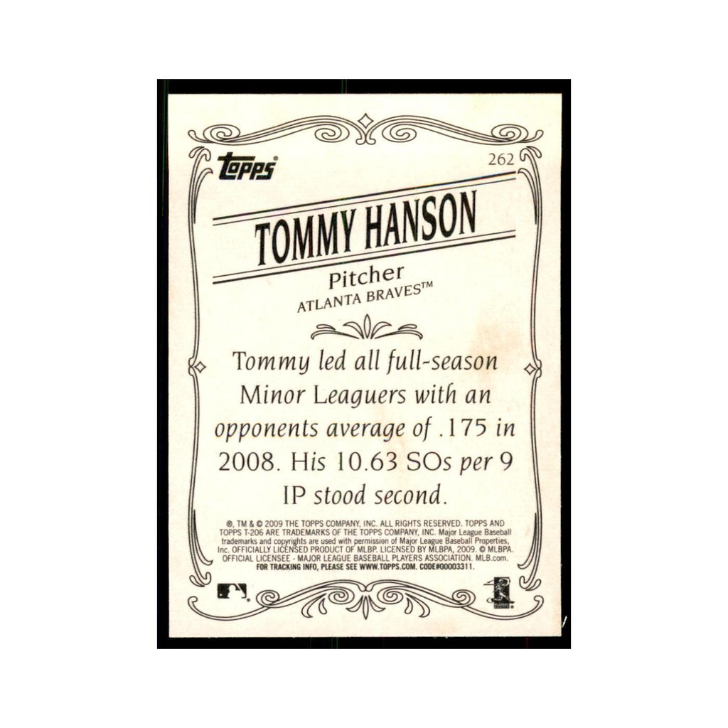 2009 Topps 206 Tommy Hanson Baseball Cards #262