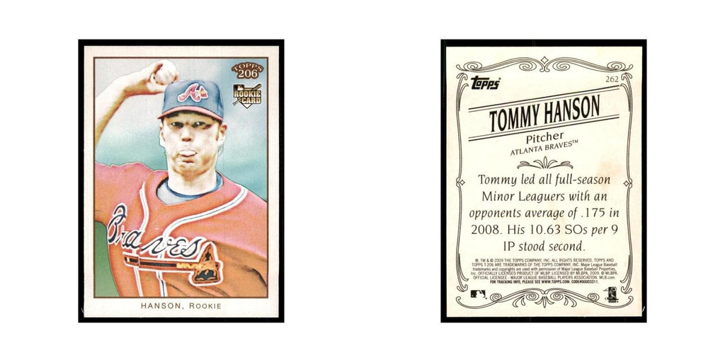 2009 Topps 206 Tommy Hanson Baseball Cards #262