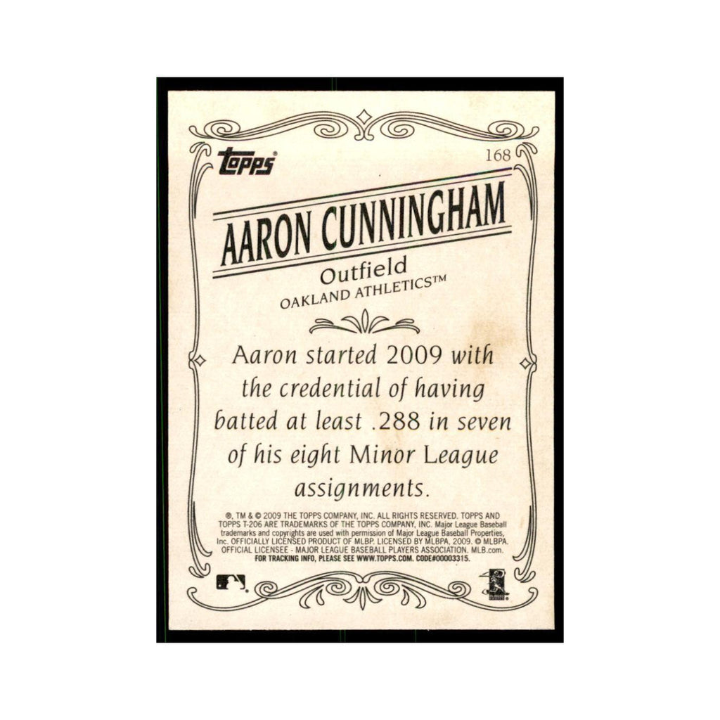 2009 Topps 206 Aaron Cunningham Baseball Cards #168