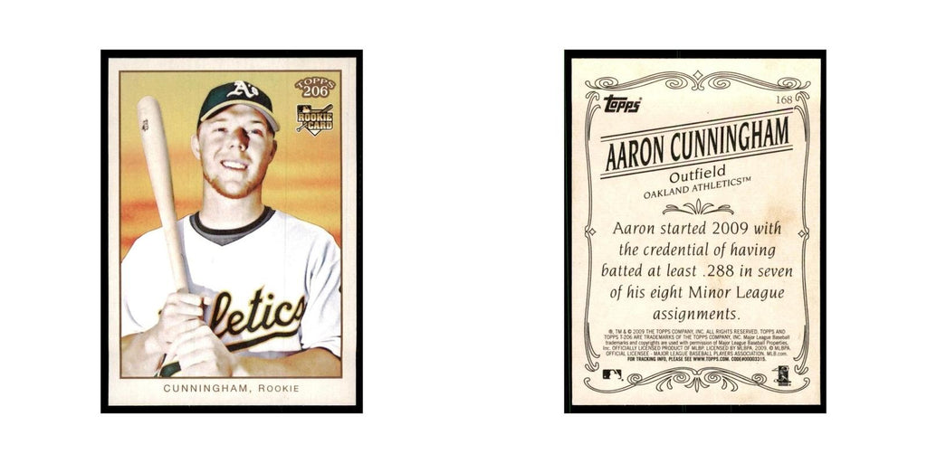 2009 Topps 206 Aaron Cunningham Baseball Cards #168