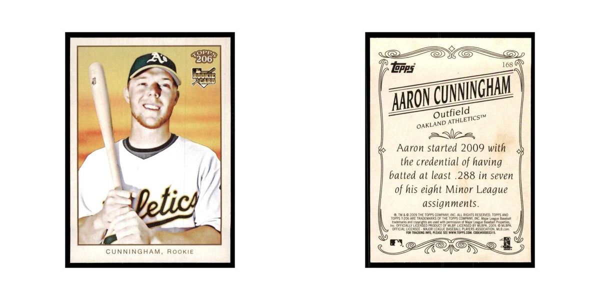 2009 Topps 206 Aaron Cunningham Baseball Cards #168