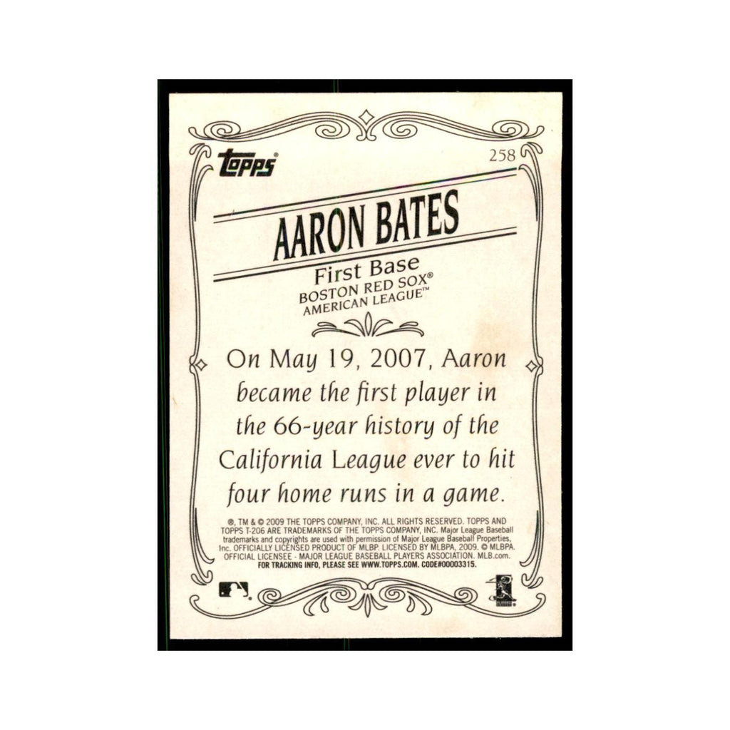 2009 Topps 206 Aaron Bates Baseball Cards #258