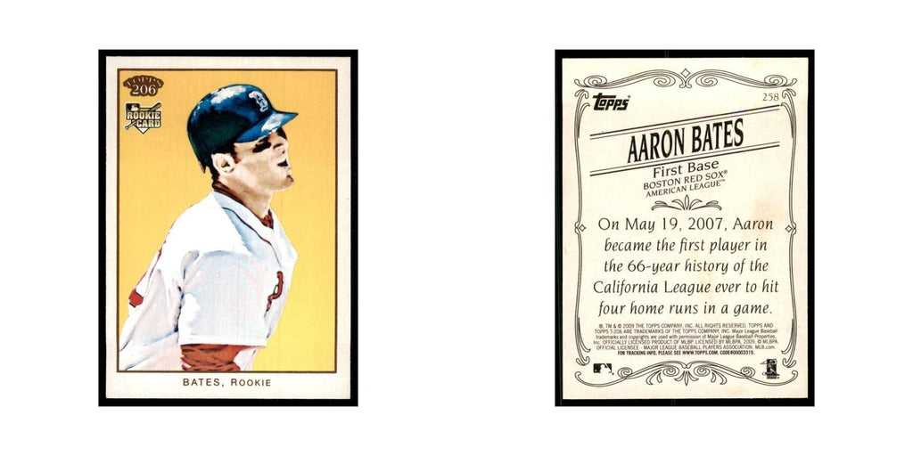 2009 Topps 206 Aaron Bates Baseball Cards #258