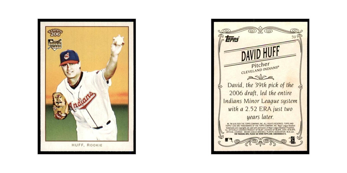 2009 Topps 206 David Huff Baseball Cards #59
