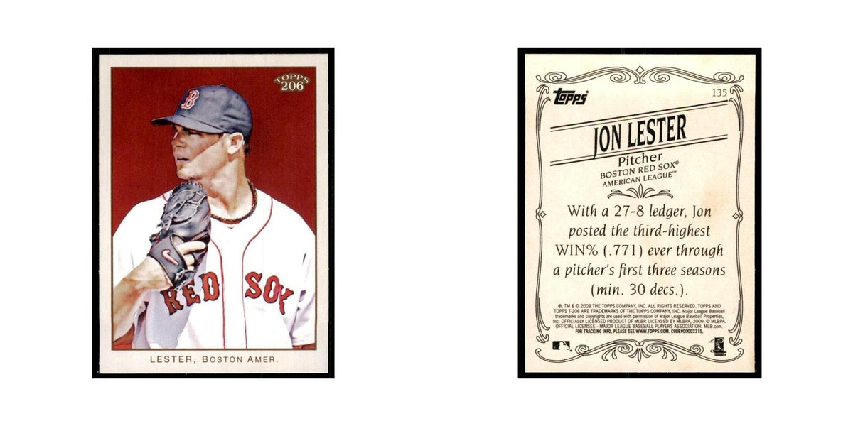 2009 Topps 206 Jon Lester Baseball Cards #135