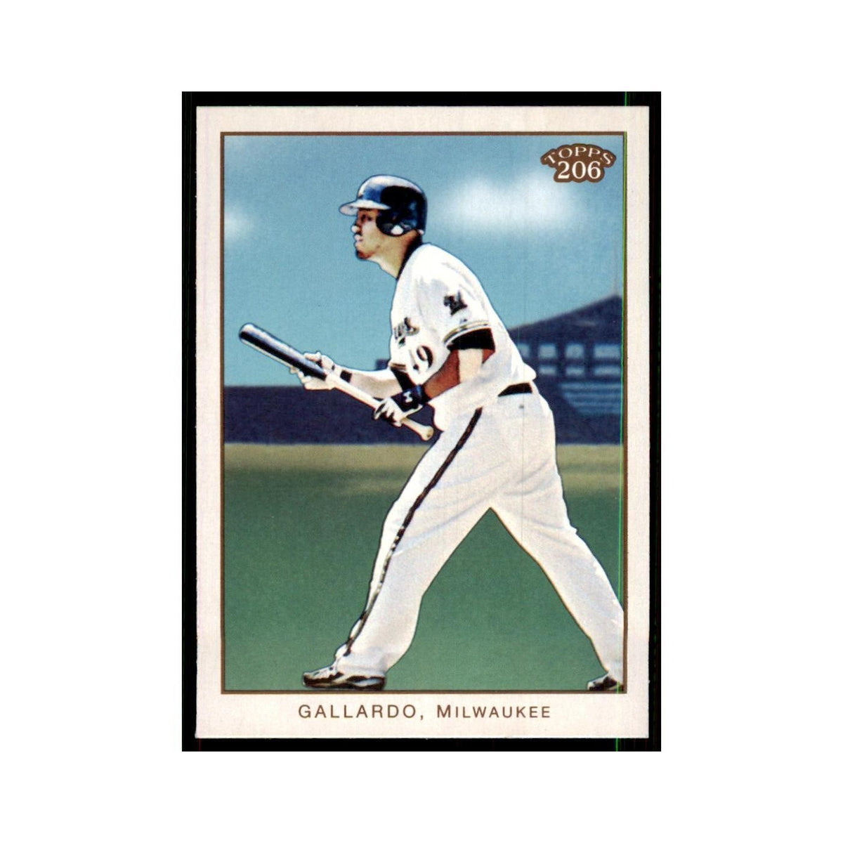 2009 Topps 206 Yovani Gallardo Baseball Cards #235