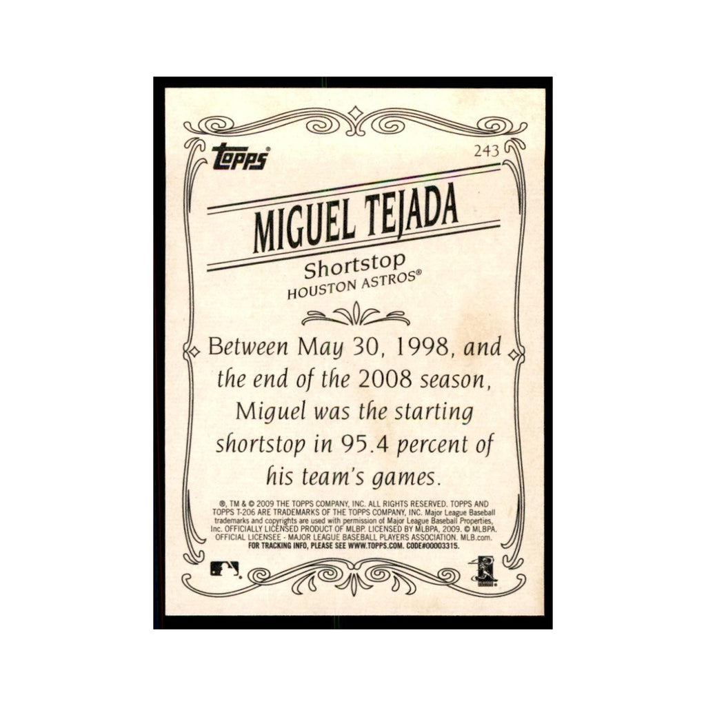 2009 Topps 206 Miguel Tejada Baseball Cards #243