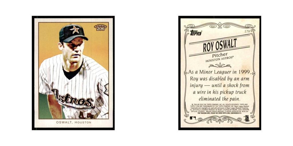 2009 Topps 206 Roy Oswalt Baseball Cards #179