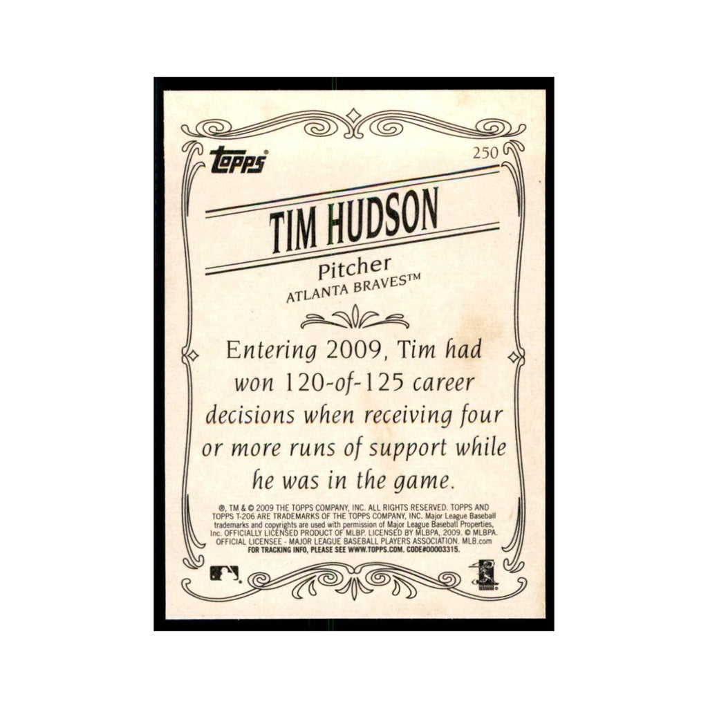 2009 Topps 206 Tim Hudson Baseball Cards #250