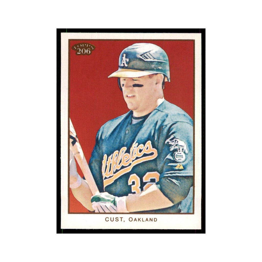 2009 Topps 206 Jack Cust Baseball Cards #180