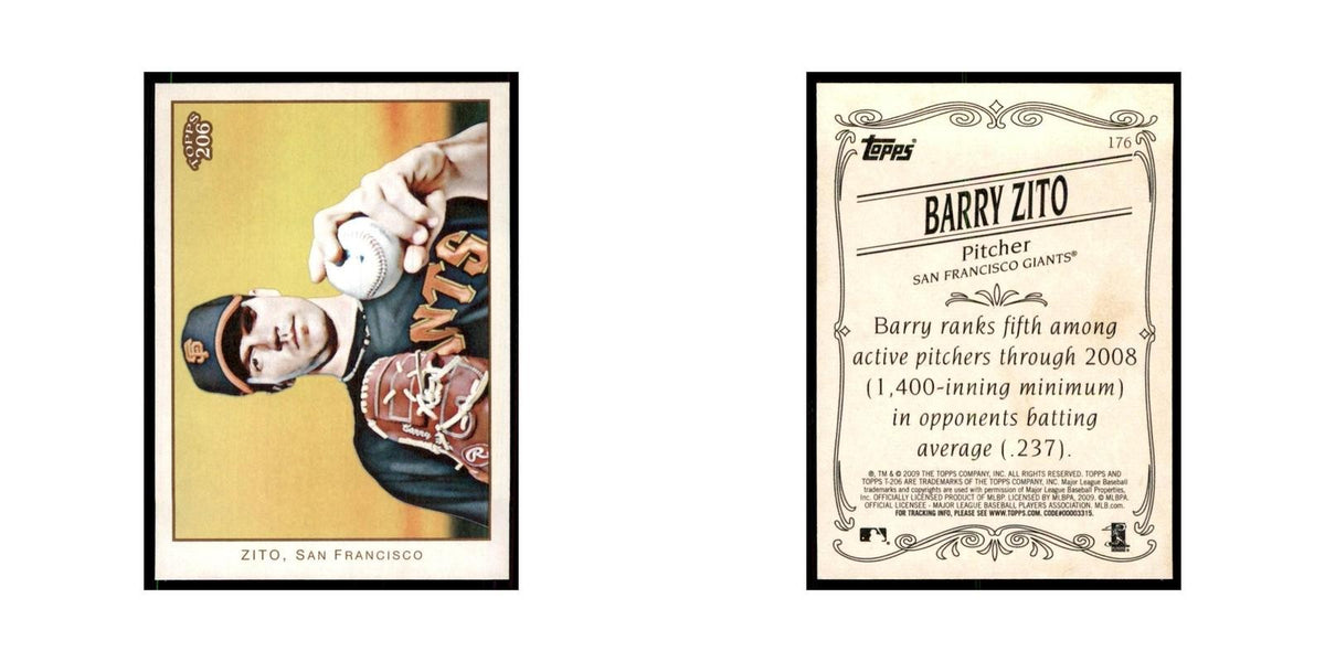 2009 Topps 206 Barry Zito Baseball Cards #176