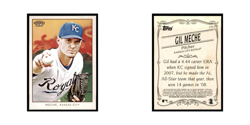 2009 Topps 206 Gil Meche Baseball Cards #209