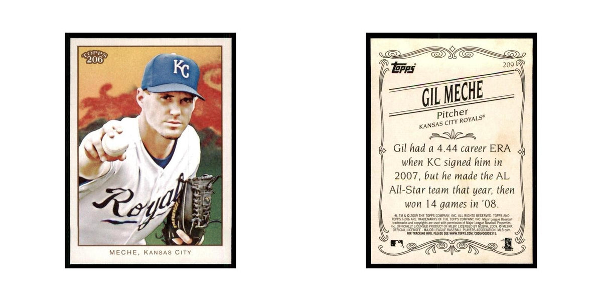 2009 Topps 206 Gil Meche Baseball Cards #209