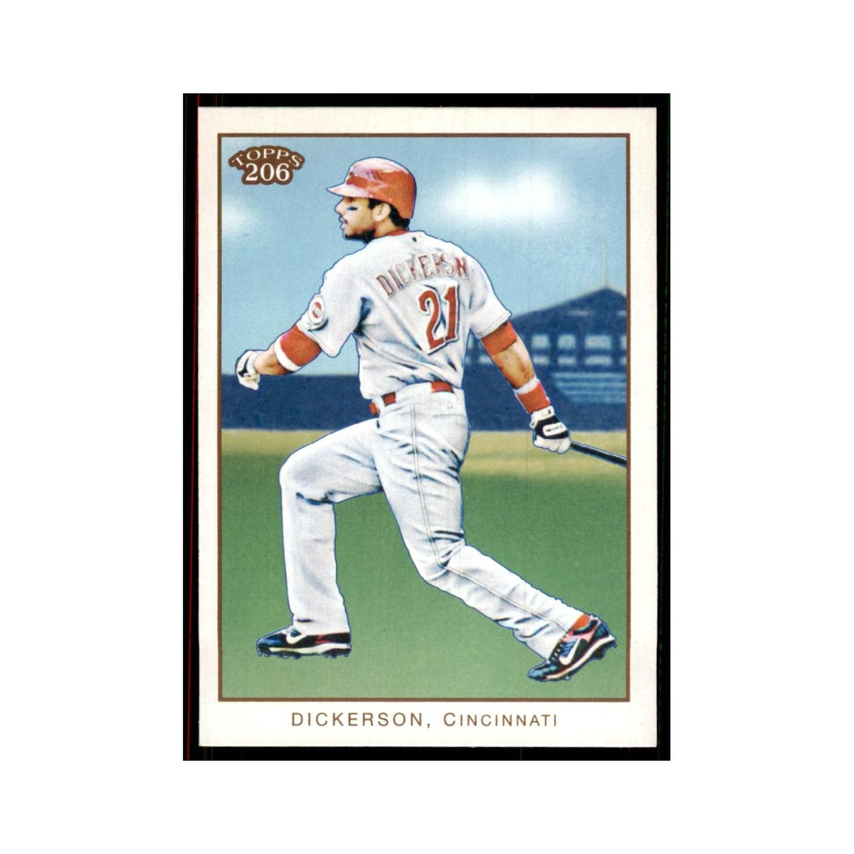 2009 Topps 206 Chris Dickerson Baseball Cards #110
