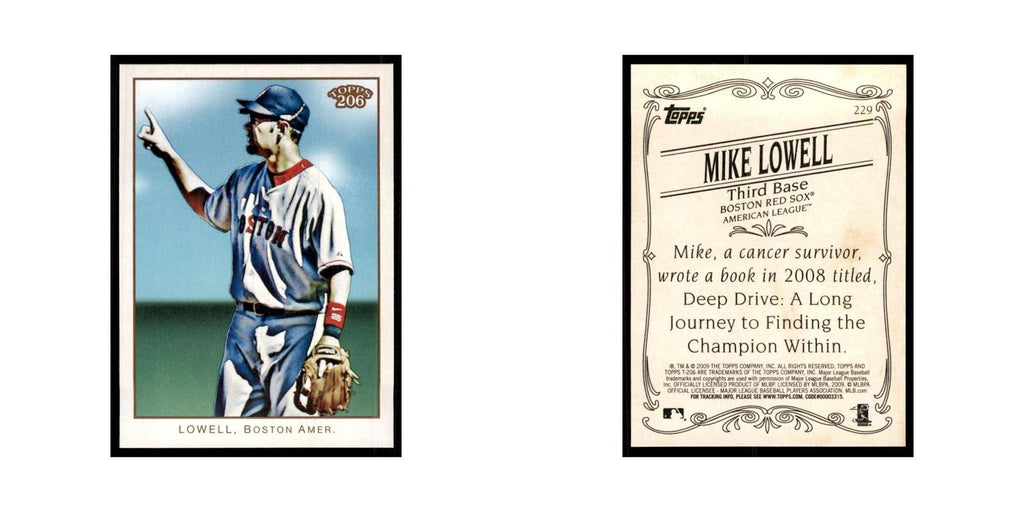 2009 Topps 206 Mike Lowell Baseball Cards #229