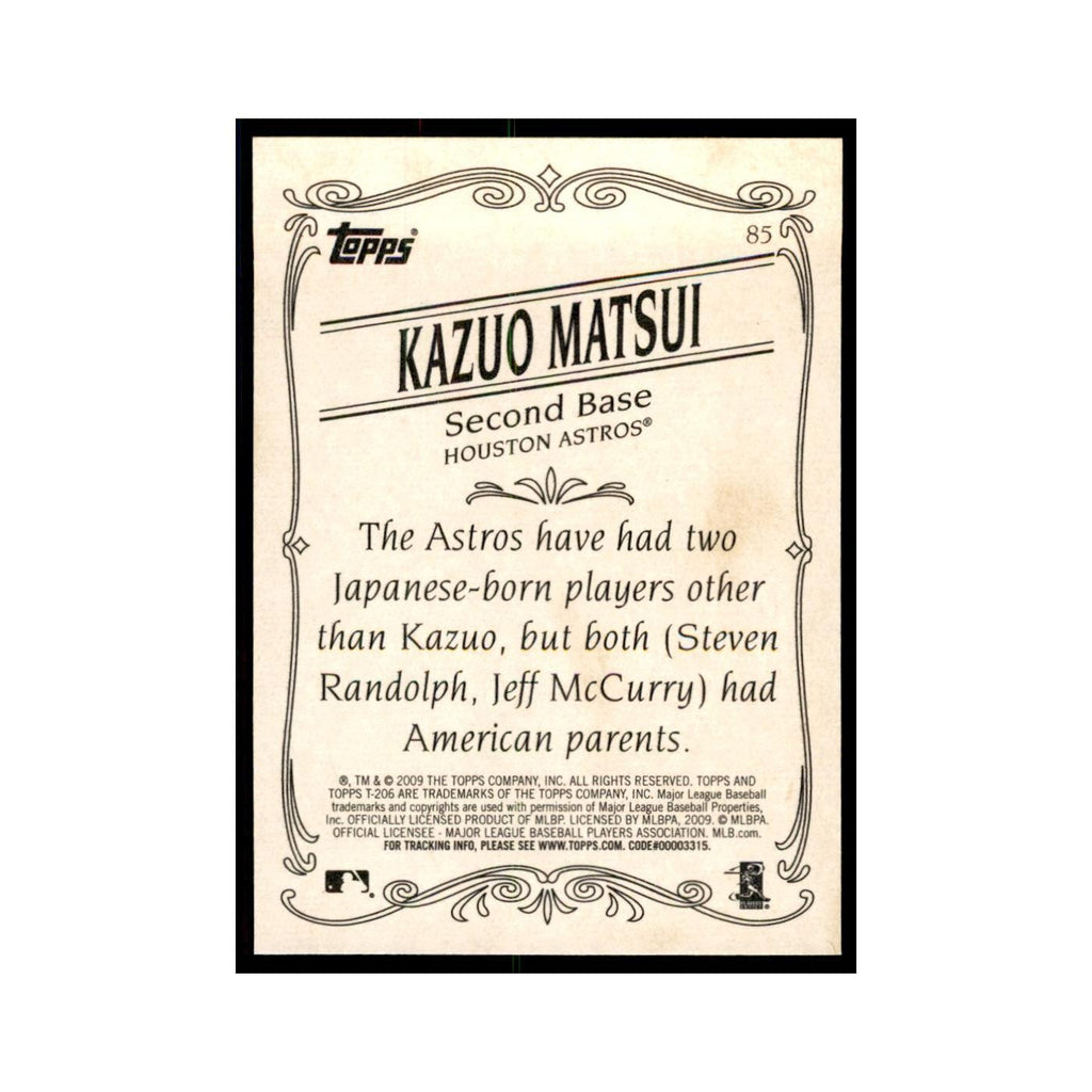 2009 Topps 206 Kazuo Matsui Baseball Cards #85