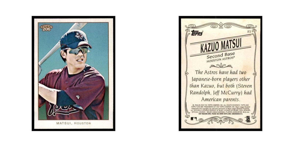 2009 Topps 206 Kazuo Matsui Baseball Cards #85