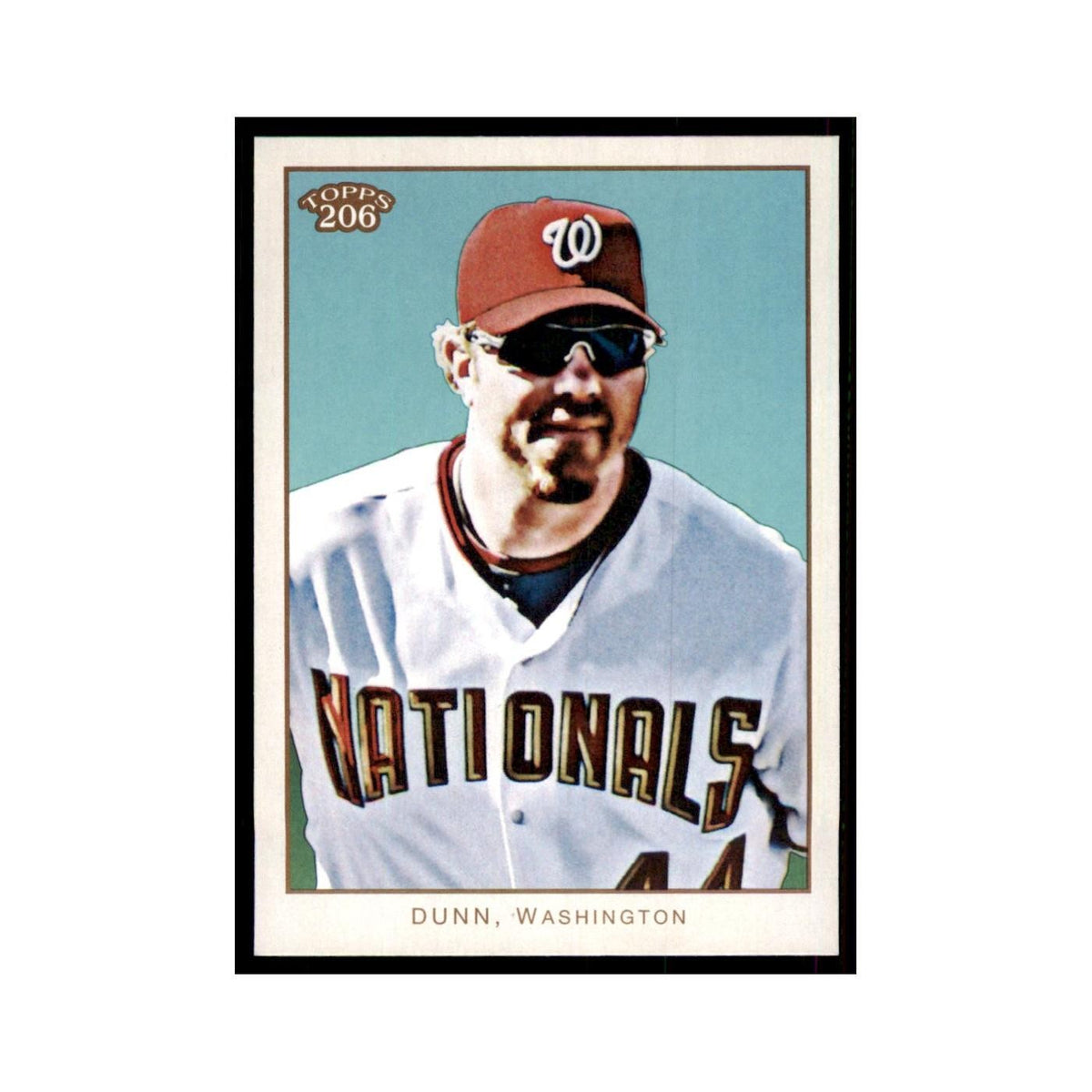 2009 Topps 206 Adam Dunn Baseball Cards #155