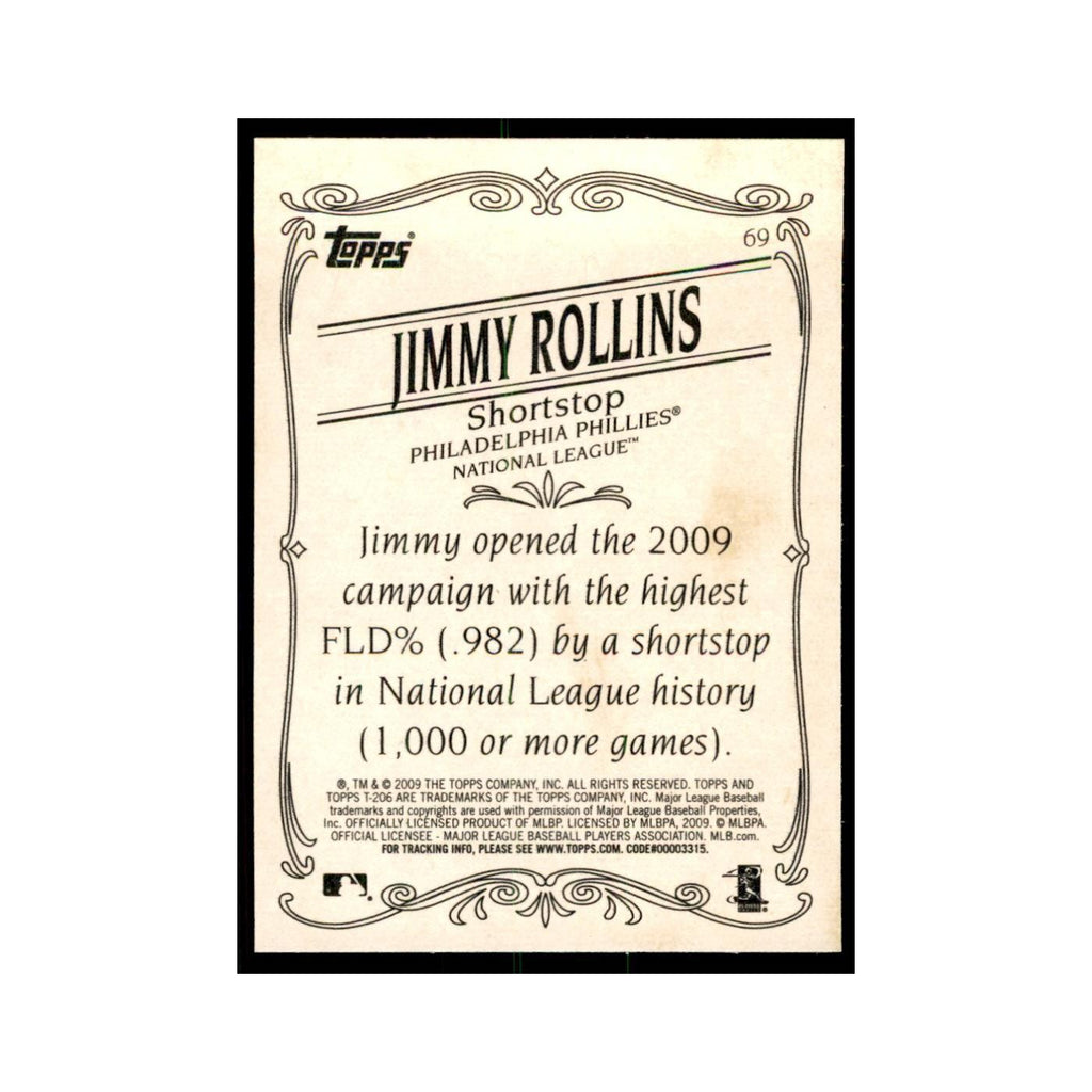 2009 Topps 206 Jimmy Rollins Baseball Cards #69