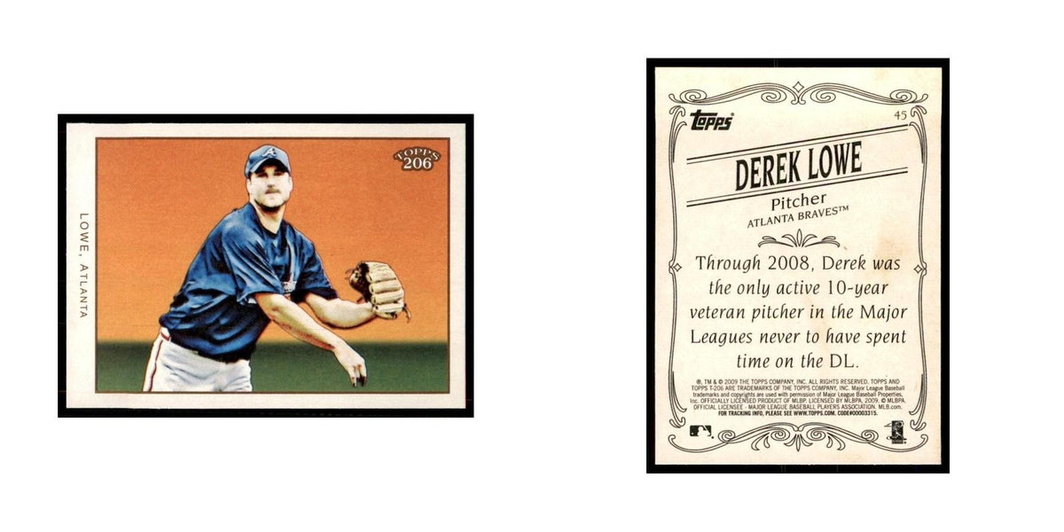 2009 Topps 206 Derek Lowe Baseball Cards #45
