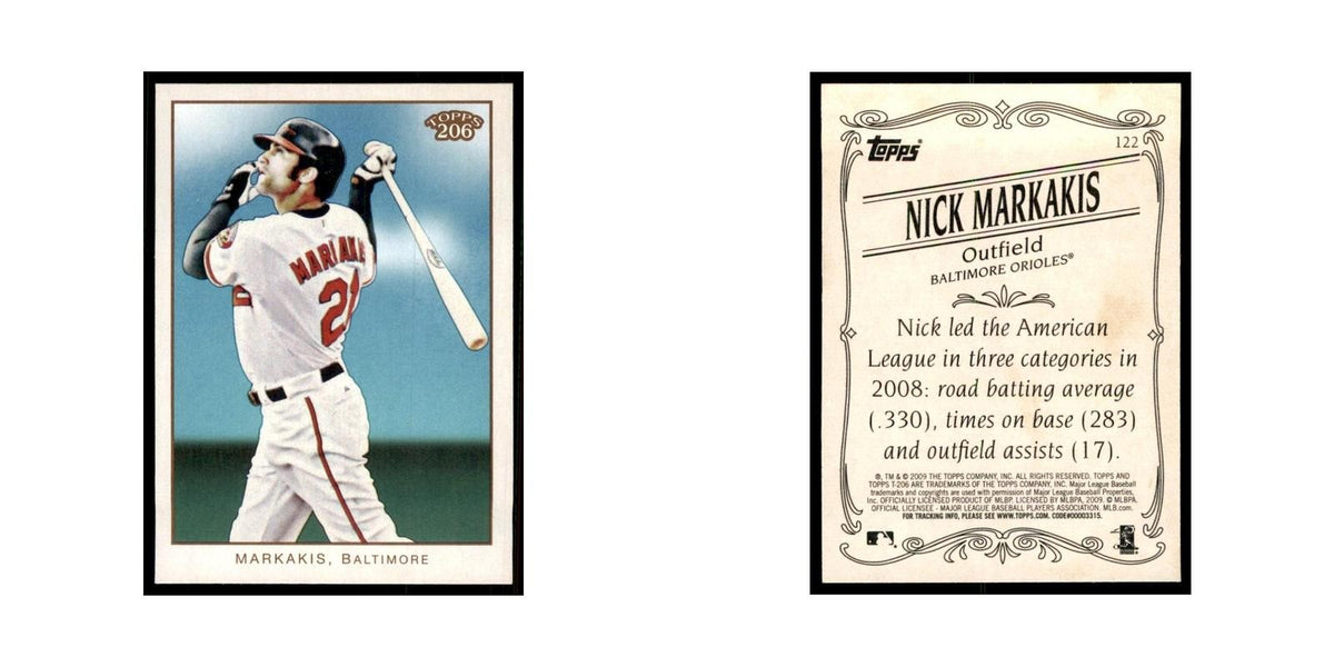 2009 Topps 206 Nick Markakis Baseball Cards #122