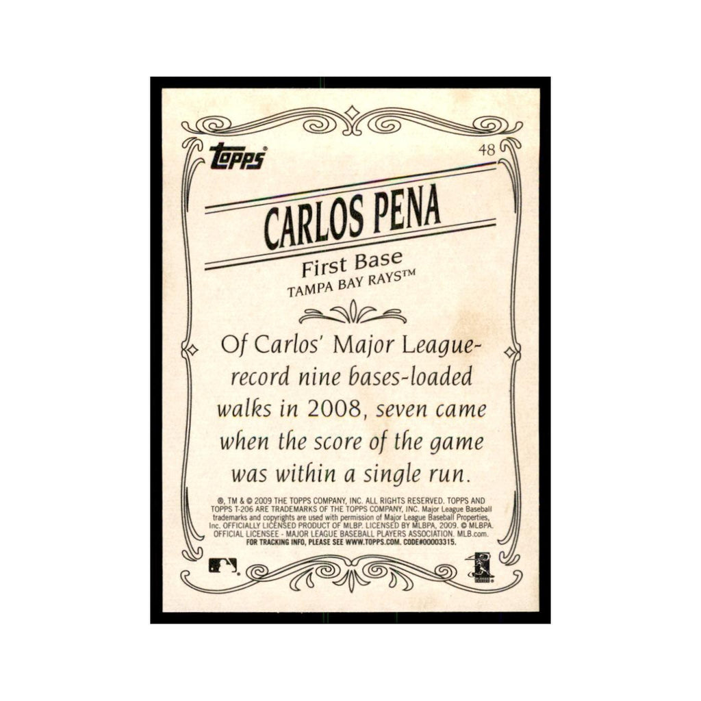 2009 Topps 206 Carlos Pena Baseball Cards #48