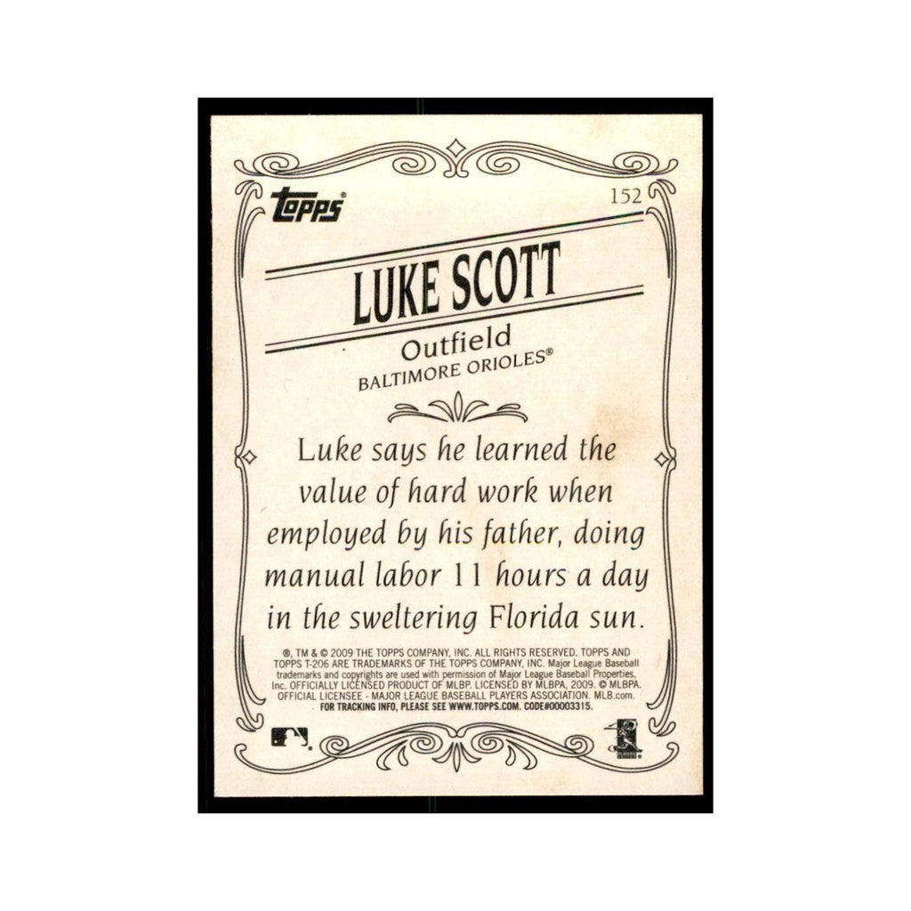 2009 Topps 206 Luke Scott Baseball Cards #152