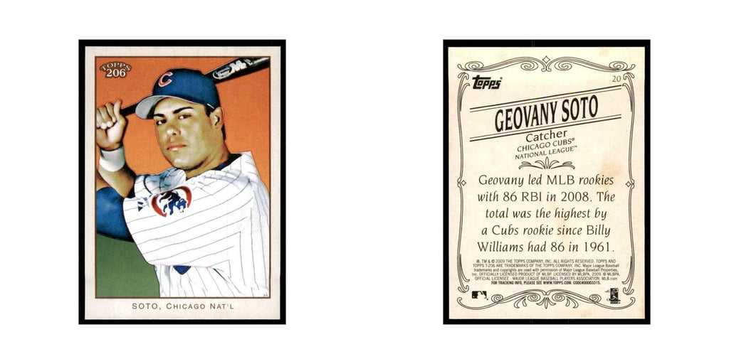 2009 Topps 206 Geovany Soto Baseball Cards #20