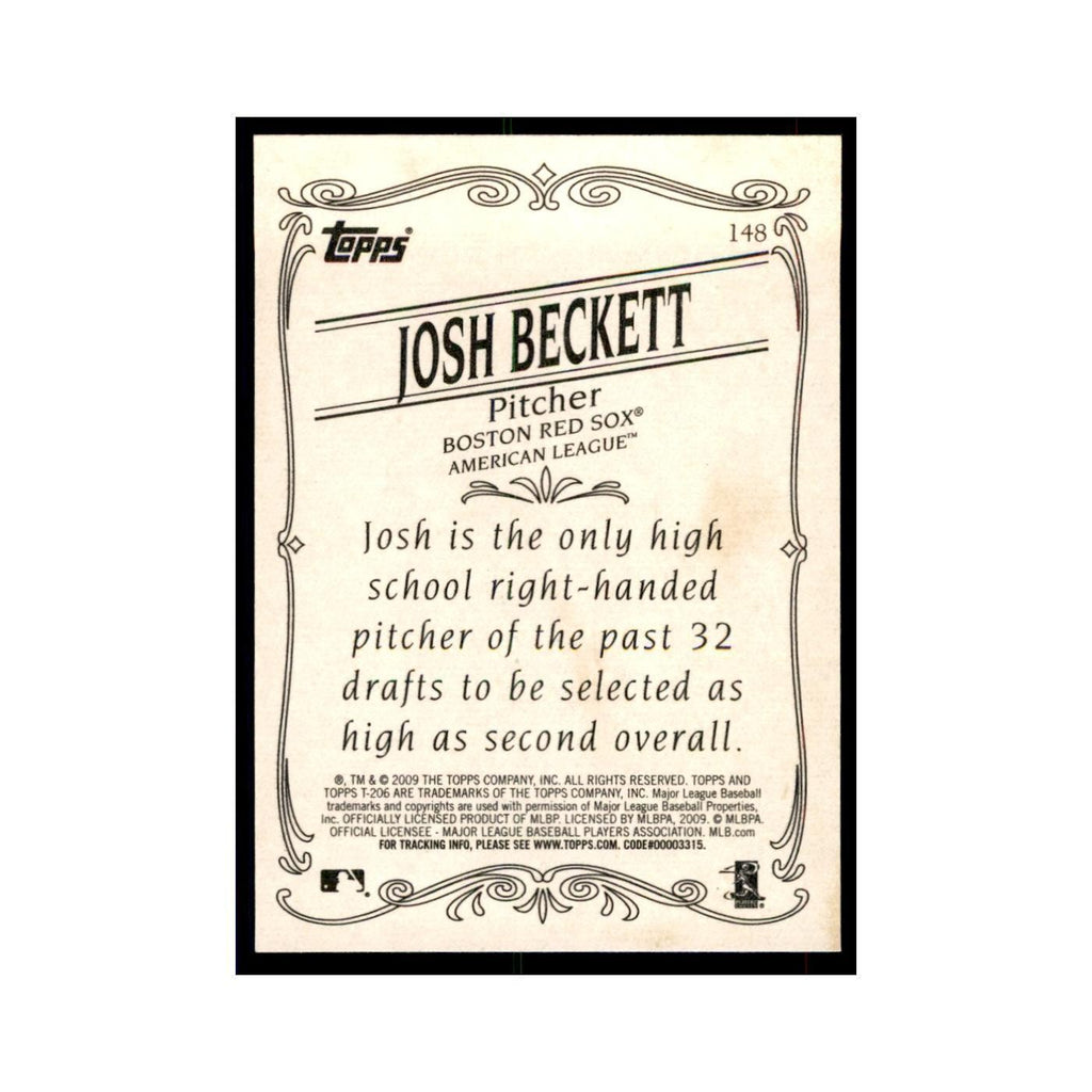 2009 Topps 206 Josh Beckett Baseball Cards #148