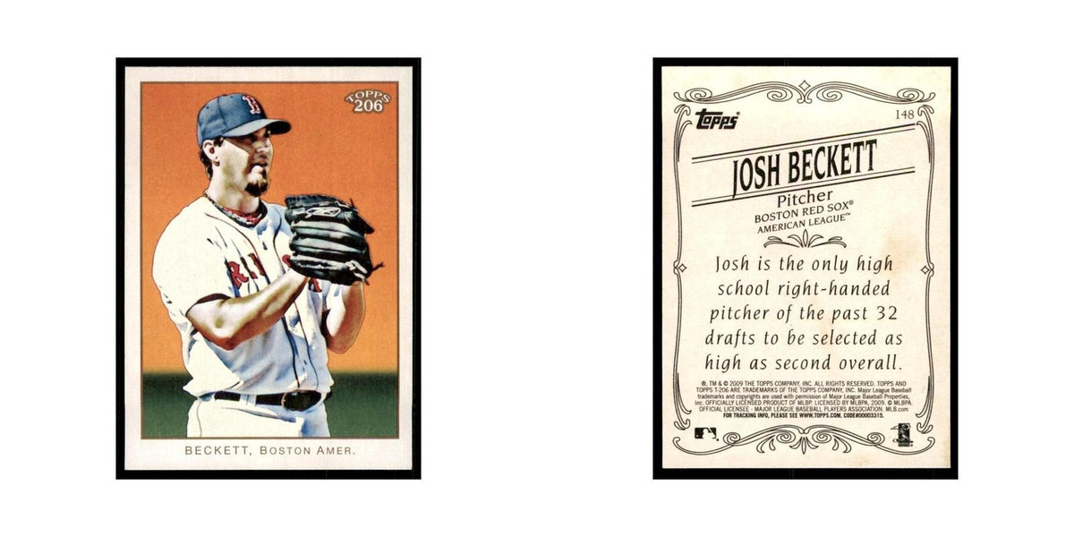 2009 Topps 206 Josh Beckett Baseball Cards #148