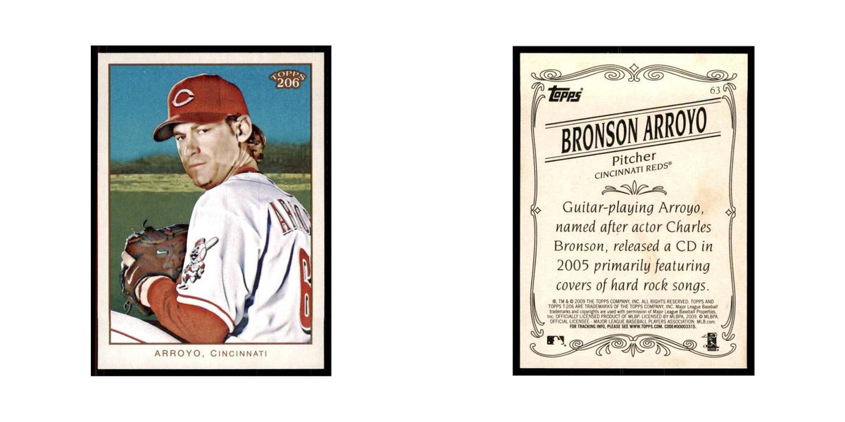 2009 Topps 206 Bronson Arroyo Baseball Cards #63