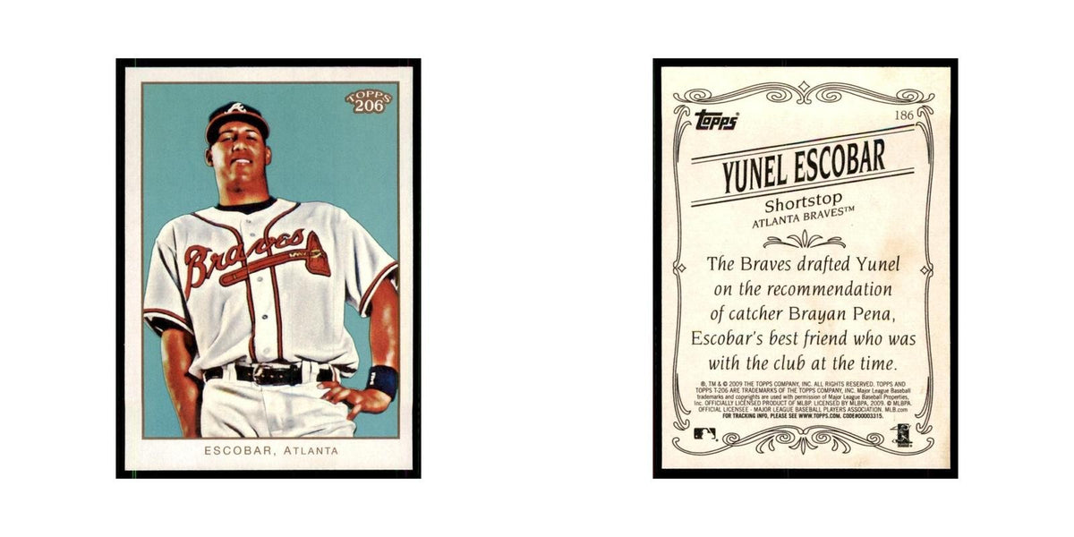 2009 Topps 206 Yunel Escobar Baseball Cards #186
