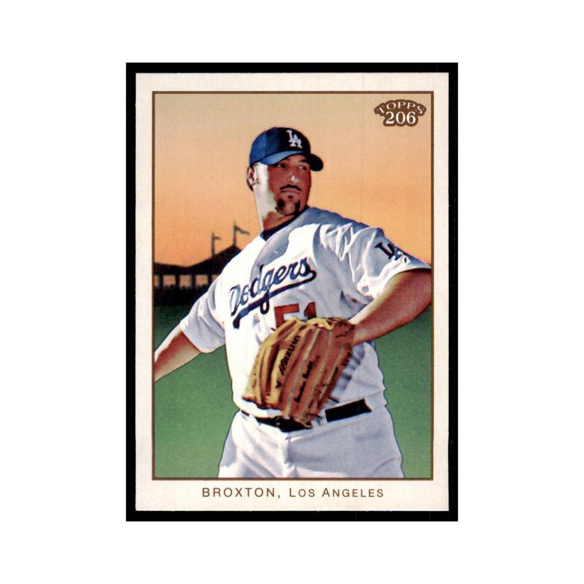 2009 Topps 206 Jonathan Broxton Baseball Cards #17