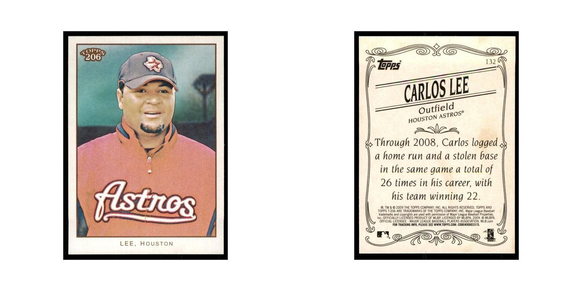 2009 Topps 206 Carlos Lee Baseball Cards #132