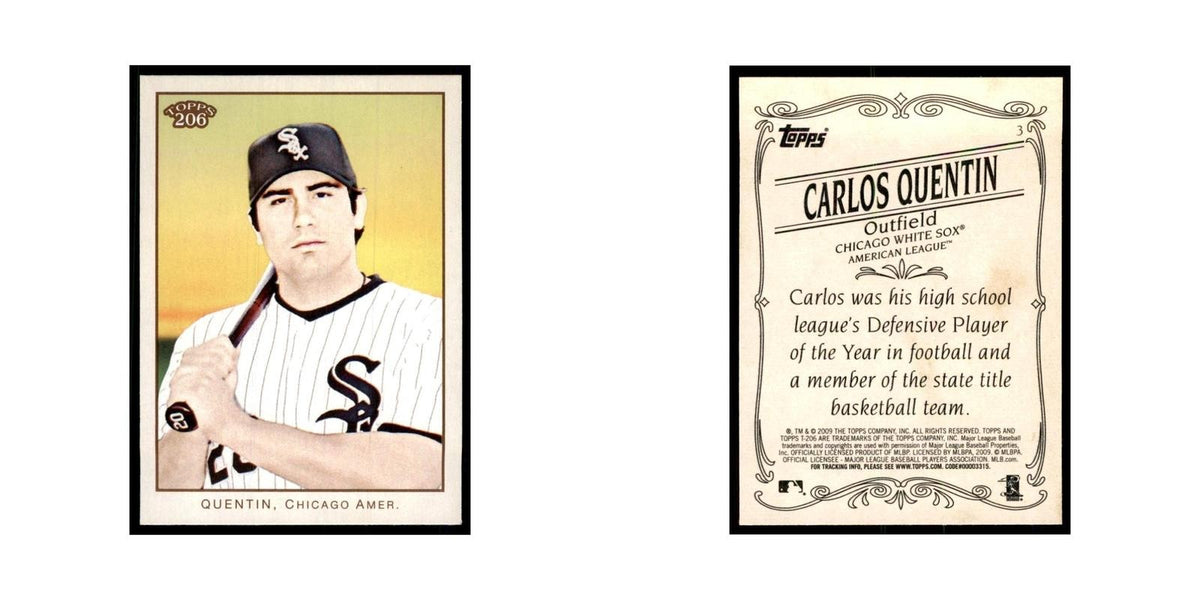2009 Topps 206 Carlos Quentin Baseball Cards #3