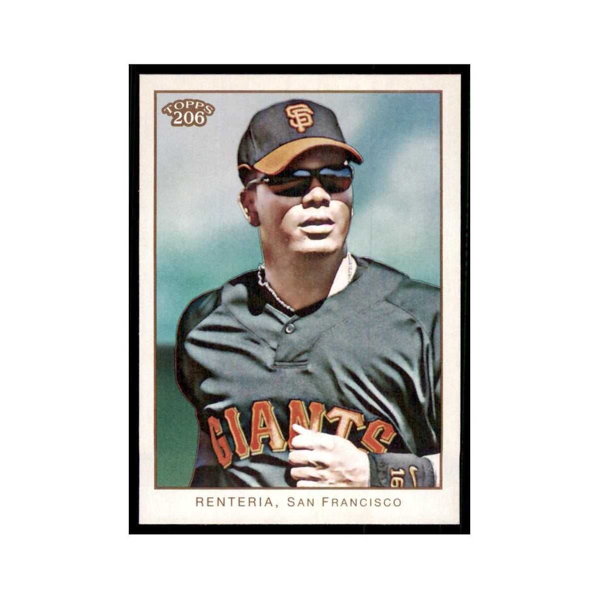 2009 Topps 206 Edgar Renteria Baseball Cards #136