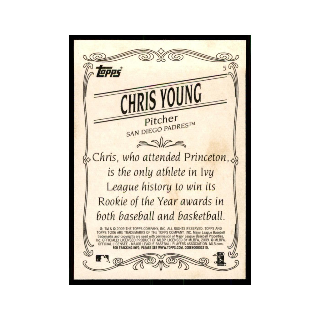2009 Topps 206 Chris Young Baseball Cards #5