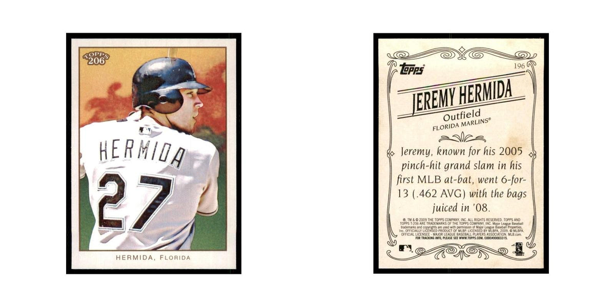 2009 Topps 206 Jeremy Hermida Baseball Cards #196