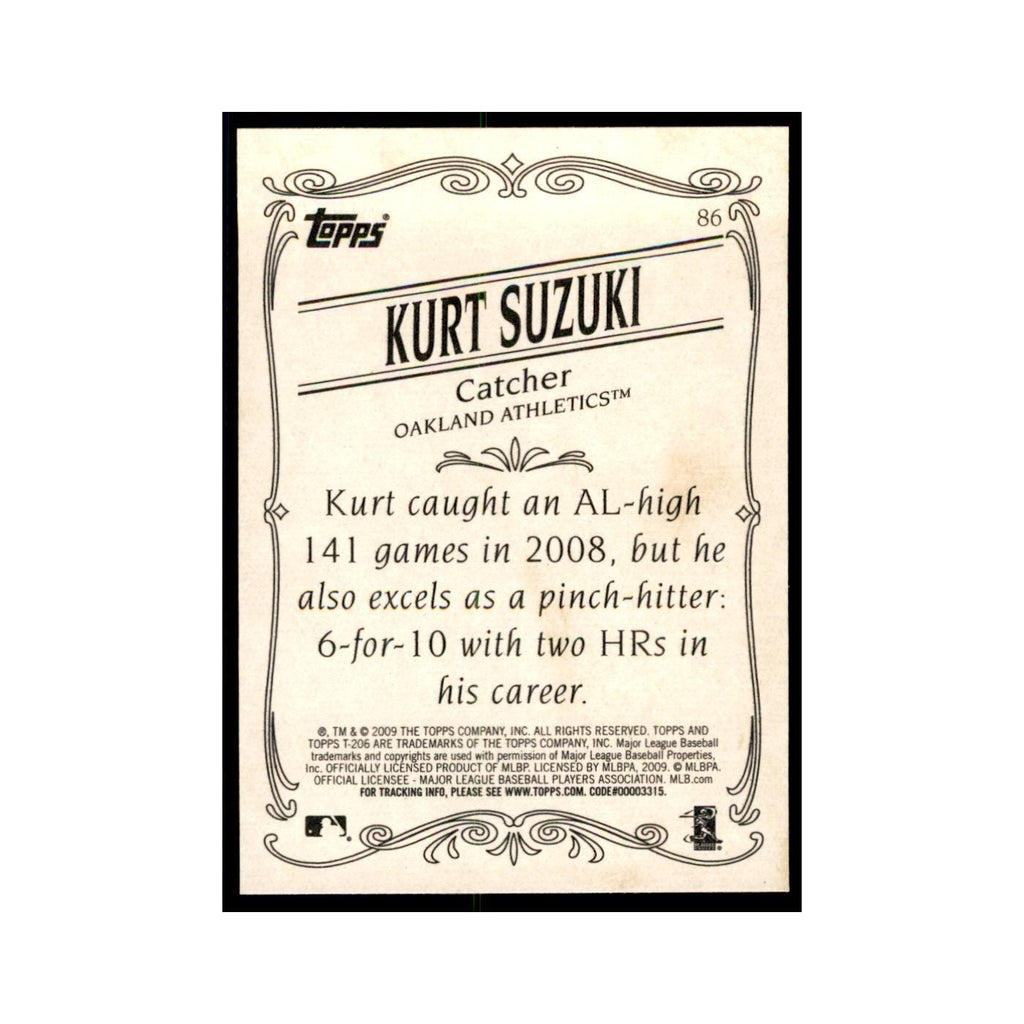 2009 Topps 206 Kurt Suzuki Baseball Cards #86