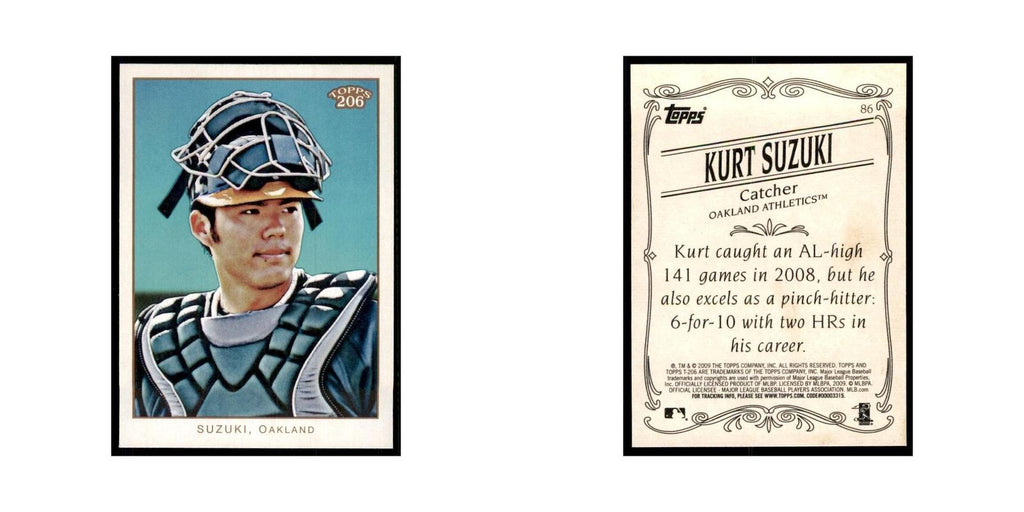 2009 Topps 206 Kurt Suzuki Baseball Cards #86