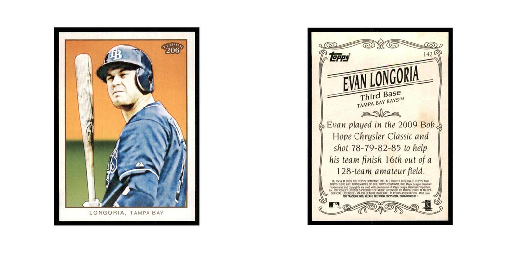 2009 Topps 206 Evan Longoria Baseball Cards #142