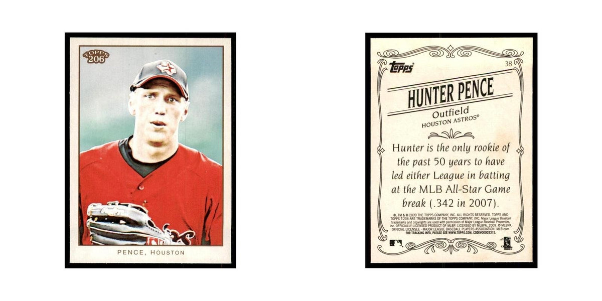2009 Topps 206 Hunter Pence Baseball Cards #38