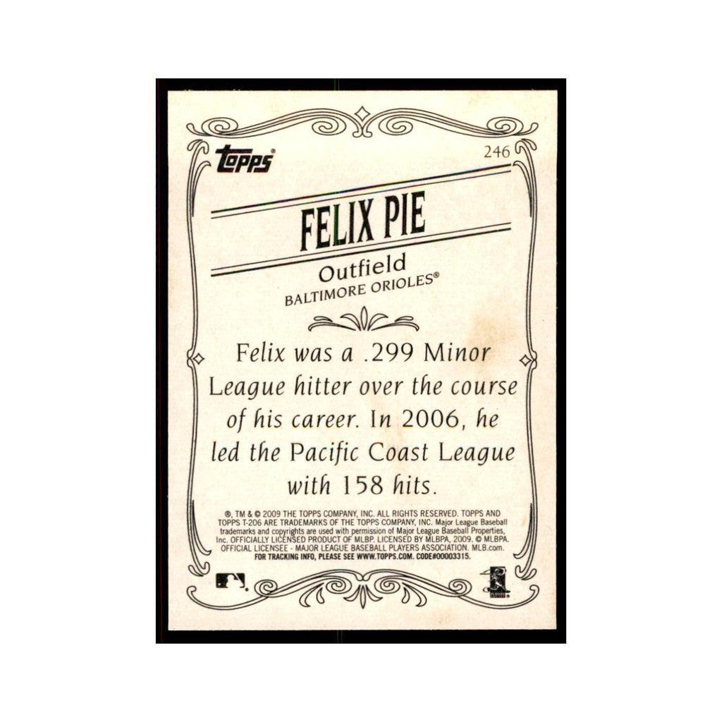 2009 Topps 206 Felix Pie Baseball Cards #246