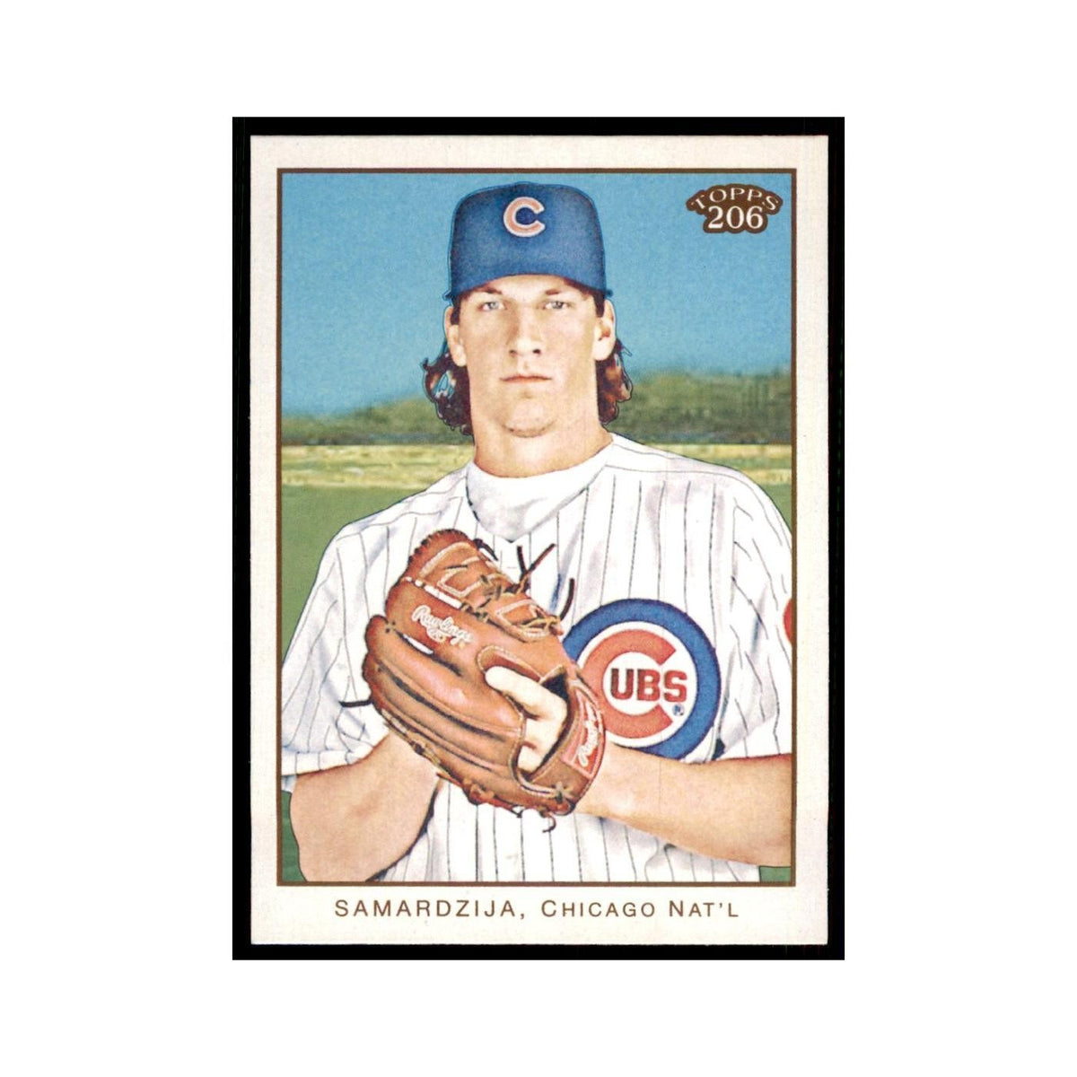 2009 Topps 206 Jeff Samardzija Baseball Cards #225