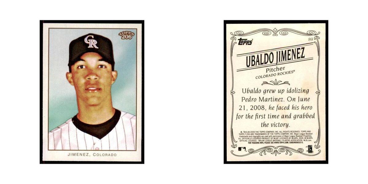 2009 Topps 206 Ubaldo Jimenez Baseball Cards #89