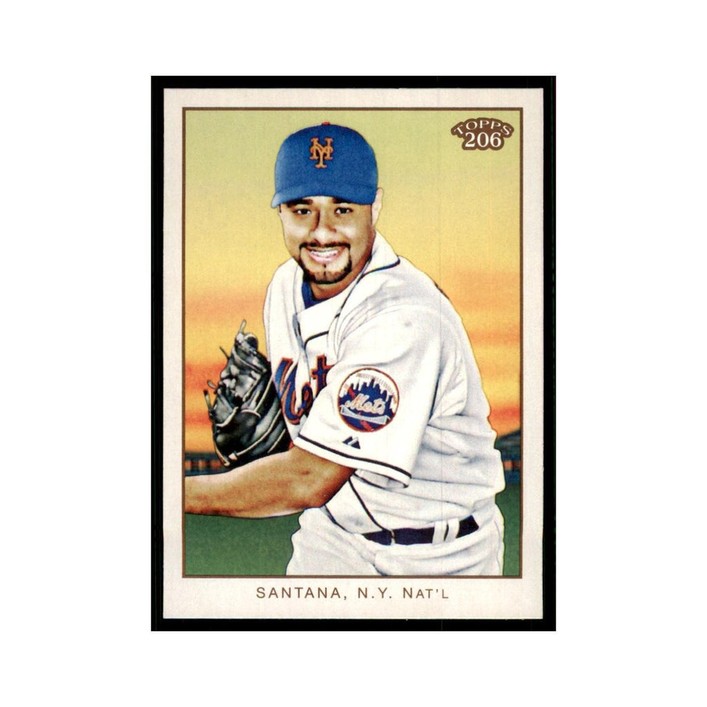 2009 Topps 206 Johan Santana Baseball Cards #124