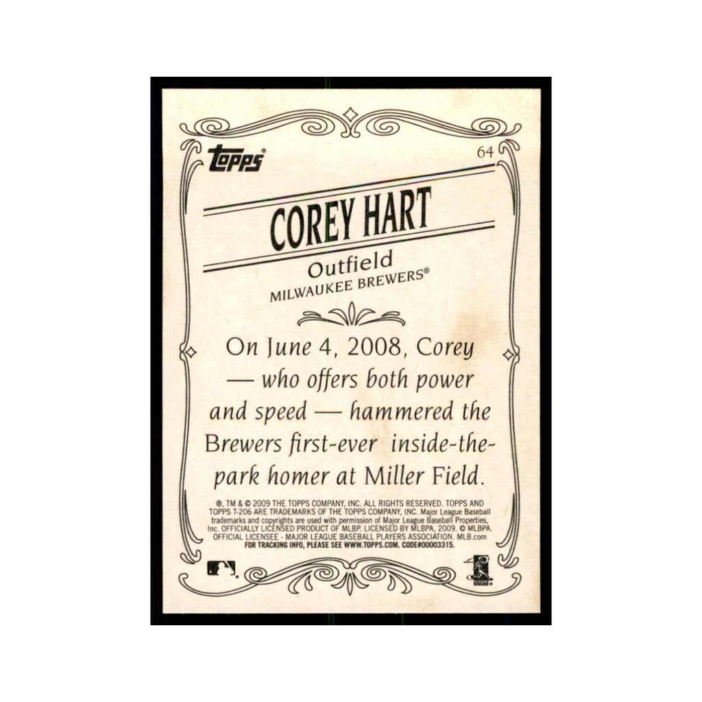 2009 Topps 206 Corey Hart Baseball Cards #64